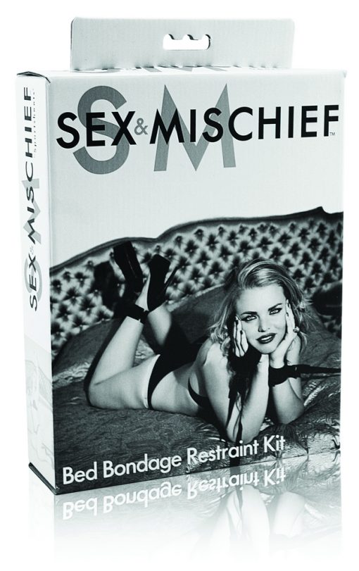 SEX & MISCHIEF BED BONDAGE RESTRAINT KIT back