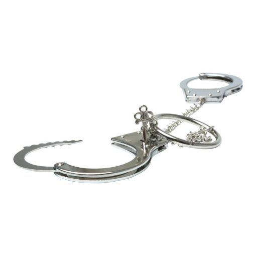 SEX & MISCHIEF RING METAL HANDCUFFS back