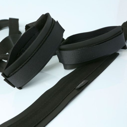 Sex sling black neoprene details