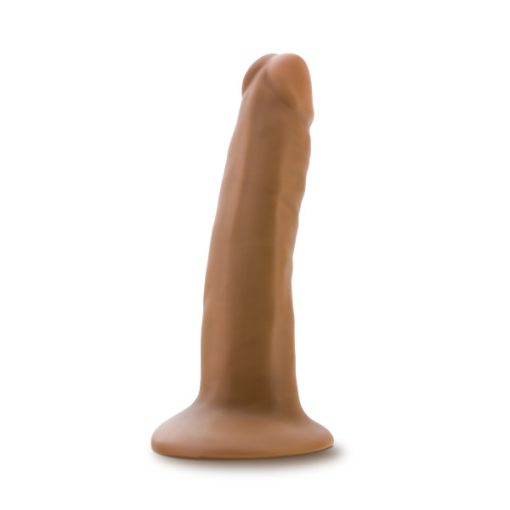 SILICONE WILLYS 5.5 SILICONE DILDO MOCHA " back