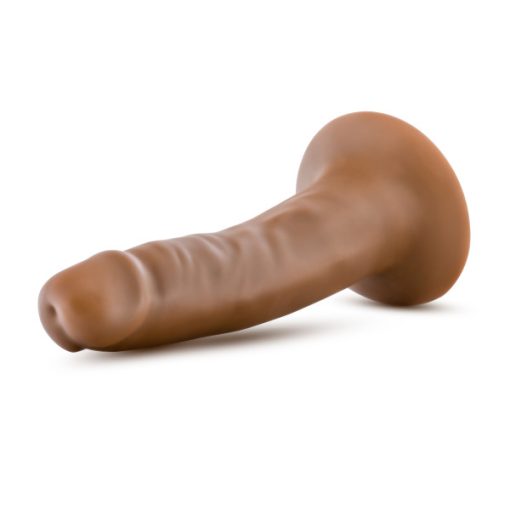 SILICONE WILLYS 5.5 SILICONE DILDO MOCHA " details