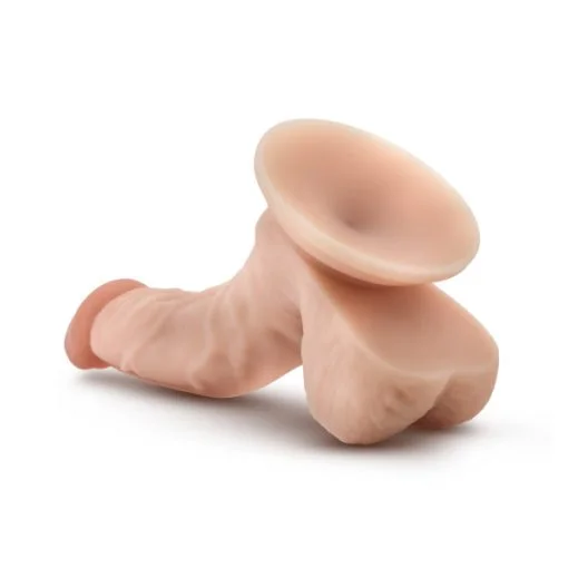 SILICONE WILLYS 6.5 SILICONE DILDO W BALLS VANILLA " male Q