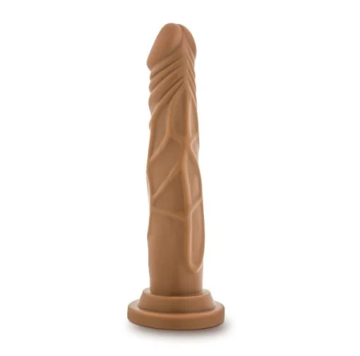 SILICONE WILLY'S 7.5 SILICONE DILDO MOCHA " back