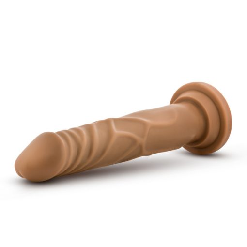 SILICONE WILLY'S 7.5 SILICONE DILDO MOCHA " details