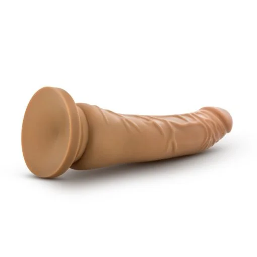 SILICONE WILLYS 8.5 SILICONE DILDO MOCHA " details