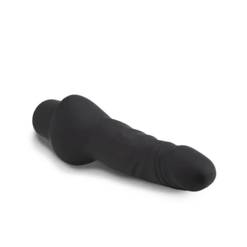 SILICONE WILLY'S COWBOY 6.25IN VIBRATING DILDO BLACK male Q