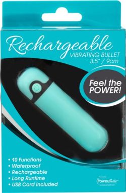 SIMPLE & TRUE RECHARGEABLE BULLET TEAL 3