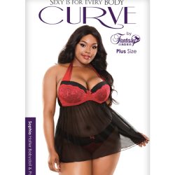 SOPHIA HALTER BABYDOLL & PANTY 3X4X main
