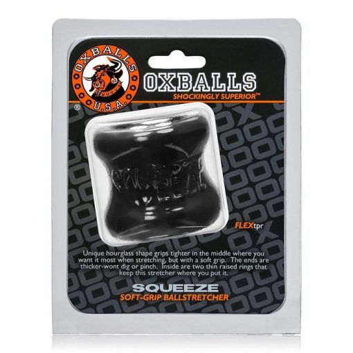 SQUEEZE BALL STRETCHER OXBALLS BLACK (NET) details