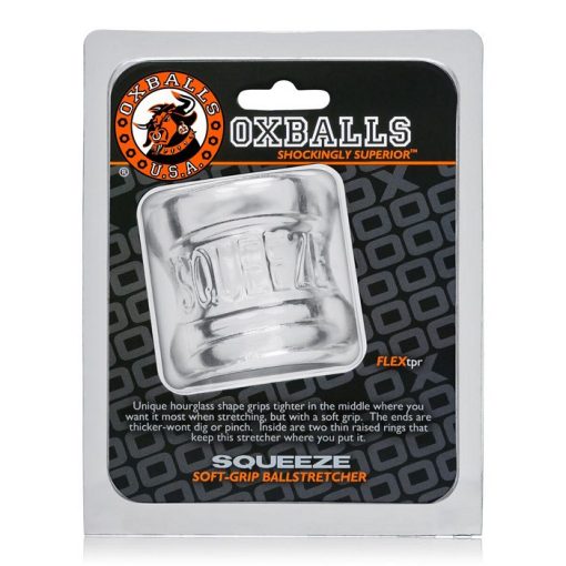 SQUEEZE BALL STRETCHER OXBALLS CLEAR (NET) male Q