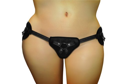 SS PLUS SIZE BEGINNERS BLACK STRAP-ON back