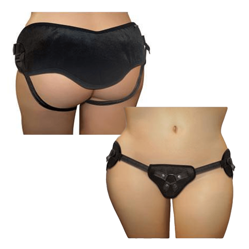 SS PLUS SIZE BEGINNERS BLACK STRAP-ON details