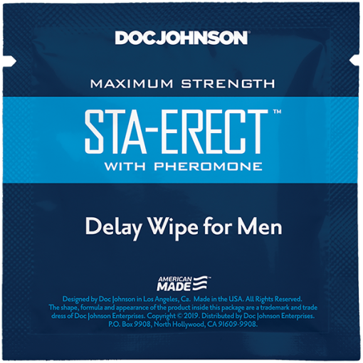 STA-ERECT DELAY WIPES W/ PHEROMONE main