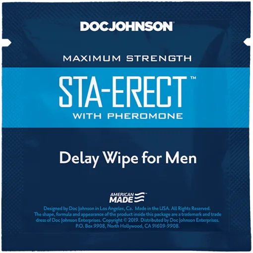 STA-ERECT DELAY WIPES W/ PHEROMONE main