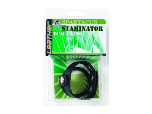 STAMINATOR LEATHER & RUBBER DUAL C-RING back