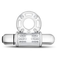 STAY HARD 10 FUNCTION BULL RING VIBRATING CLEAR main