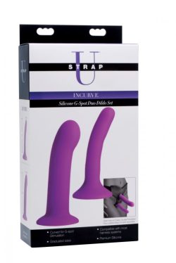 STRAP U SILICONE G SPOT DUO DILDO SET main