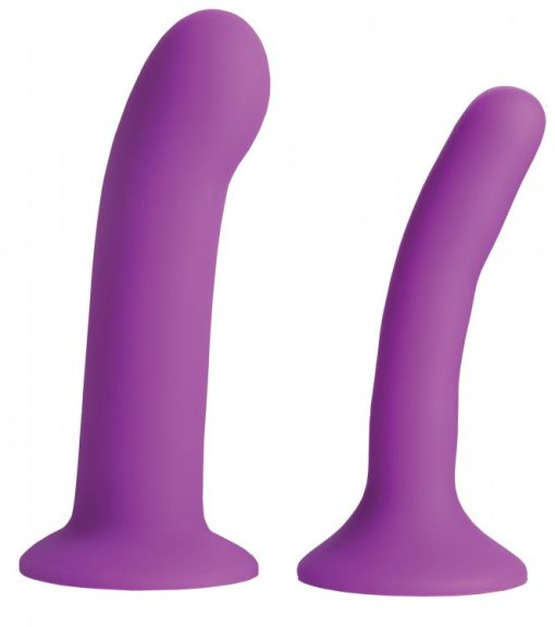 STRAP U SILICONE G SPOT DUO DILDO SET male Q