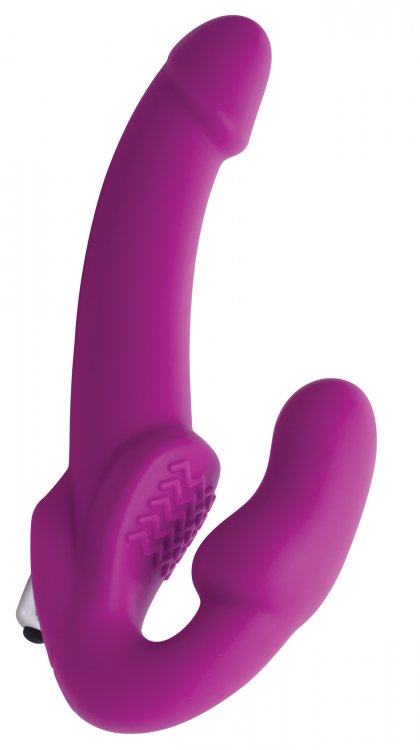 STRAP U VIBRATING STRAPLESS SILICONE STRAP ON DILDO (Out Mid Sep) male Q
