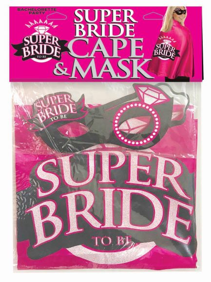 Super bride cape and mask set main