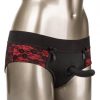 Scandal Crotchless Pegging Panty Set Red L/XL Main