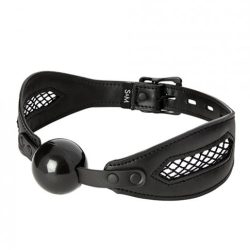Sex & Mischief Fishnet Ball Gag Black Main