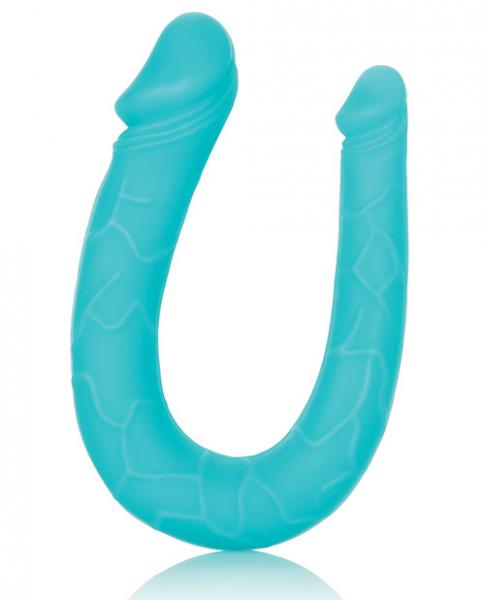Silicone Double Dong AC/DC Dong Teal Blue Main