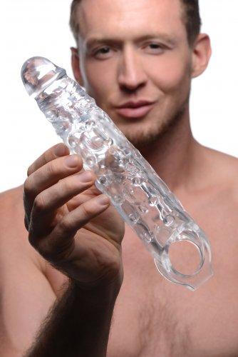 Size matters 3 inches clear extender penis sleeve clear main