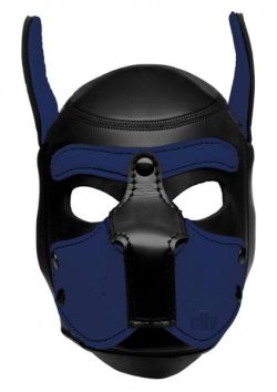 Spike Neoprene Puppy Hood Blue O/S Main