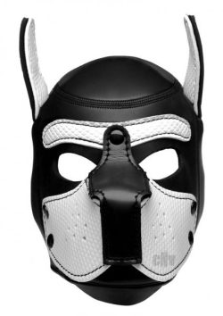 Spike Neoprene Puppy Hood White O/S Main