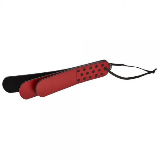 Sportsheets Saffron Layer Paddle Black Red Main