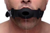 Strict Hollow Silicone Ball Gag O/S Black