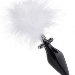TAILZ FLUFFER BUNNY TAIL GLASS ANAL PLUG main