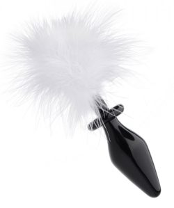 TAILZ FLUFFER BUNNY TAIL GLASS ANAL PLUG main