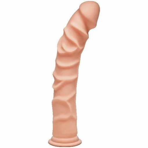 THE D RAGIN' D 10 VANILLA BEIGE ULTRASKYN DILDO " details