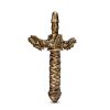 THE REALM DRAGO LOCK ON DRAGON SWORD HANDLE BRONZE details