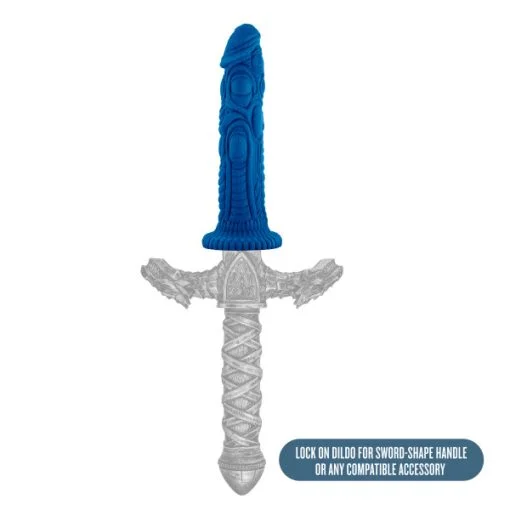 THE REALM DRAKEN LOCK ON DILDO BLUE 2