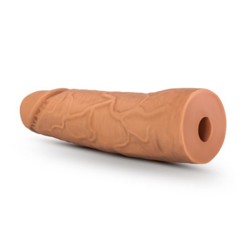 THE REALM REALISTIC 7 IN LOCK ON DILDO MOCHA male Q