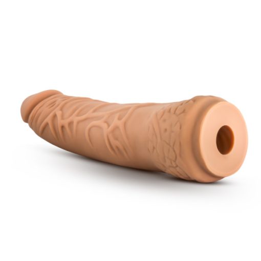 THE REALM REALISTIC 7.5 IN LOCK ON DILDO MOCHA male Q