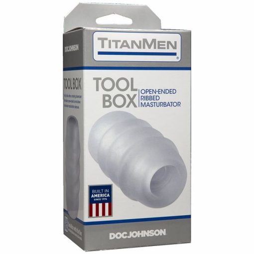 TITANMEN TOOLS TOOL BOX MASTURBATOR CLEAR back