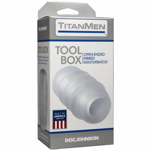 TITANMEN TOOLS TOOL BOX MASTURBATOR CLEAR back