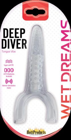 TONGUE STAR DEEP DIVER CLEAR VIBRATING TONGUE WITH MOTOR main