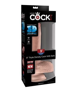 TRIPLE DENSITY 9 COCK W/BALLS FLESH " main