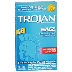 TROJAN ENZ SPERMICIDAL 12 PACK main