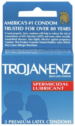 TROJAN ENZ SPERMICIDAL 3PK main