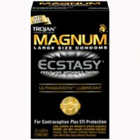 TROJAN MAGNUM ECSTASY ULTRASMOOTH LUBRICATED 10PK main