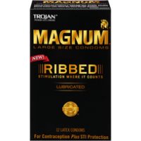 TROJAN MAGNUM RIBBED 12 PACK main