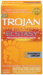 TROJAN ULTRA RIBBED ECSTASY 10 PACK main