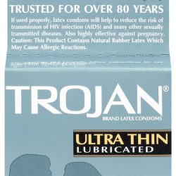 Trojan Condoms Sensitive Ultra Thin Lubricated 3 Pack
