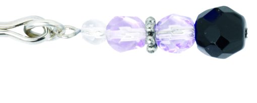 TWEEZER CLIT CLAMP W/PURPLE BEADS 2